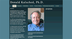 Desktop Screenshot of donaldkalsched.com